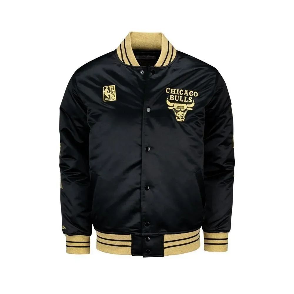 Mitchell Ness Authentic Chicago Bulls Satin MVP 6x NBA Champions Jacket 2XL NWT